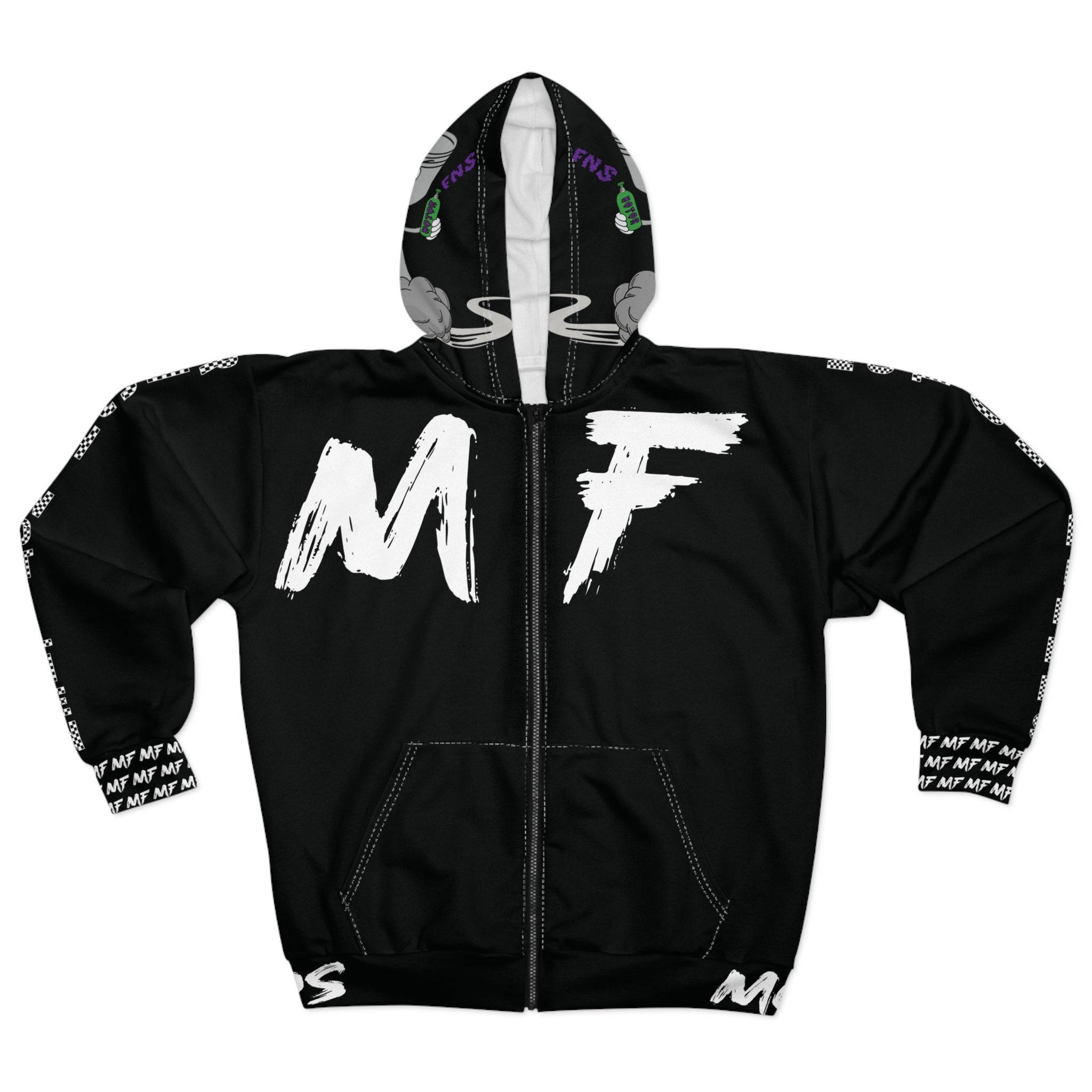 MF Custom Black Hoodie