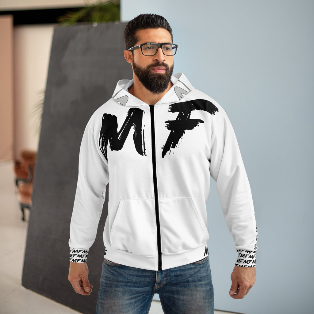 MF Custom White Hoodie